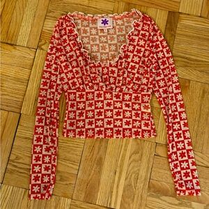 Lisa Says Gah x KJP Mesh Lana Top